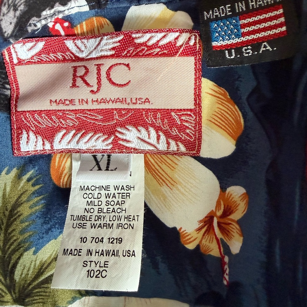 🌺 RJC Tropical Car Print Hawaiian Shirt - Blue - Picture 3 of 4
